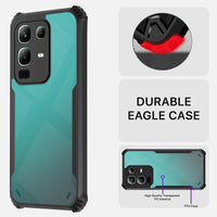 VAKIBO Super Premium Black Border Transparent Case With Corner Protection & Camera Protection Suitable for Infinix Note 50X