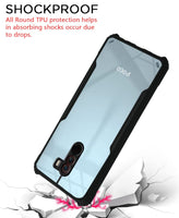 VAKIBO Super Premium Black Border Transparent Case With Corner Protection & Camera Protection Suitable for Poco F1