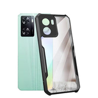VAKIBO Super Premium Black Border Transparent Case With Corner Protection & Camera Protection Suitable for Oppo A77s