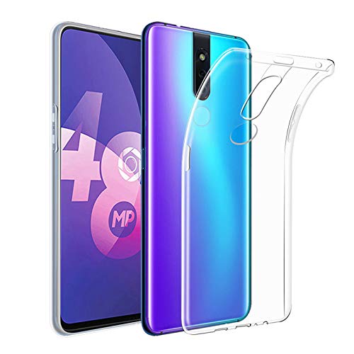 VAKIBO Matte sides Back Clear Soft 2MM Transparent Premium Quality Back Cover Made With Silicon Rubber TPU Material Suitable For Oppo F11 Pro