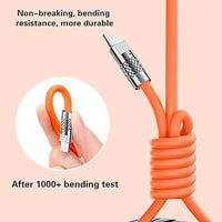 3IN1 Cable for Fast Charging With LED Light