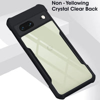 VAKIBO Super Premium Black Border Transparent Case With Corner Protection & Camera Protection Suitable for Google Pixel 7