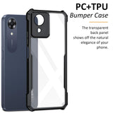VAKIBO Super Premium Black Border Transparent Case With Corner Protection & Camera Protection Suitable for Oppo A17K