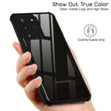 VAKIBO Best Selling Black and Transparent Coloured Made With Soft TPU and Acrylic Back Cover Case With 4 Corner and Camera Protection Suitable for Samsung Galaxy S20 Ultra