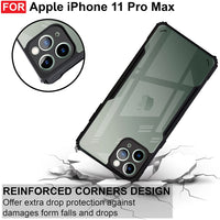 VAKIBO Super Premium Black Border Transparent Case With Corner Protection & Camera Protection Suitable for iPhone 11 Pro Max