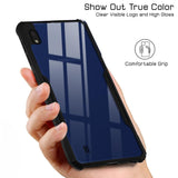 VAKIBO Best Selling Black and Transparent Coloured Made With Soft TPU and Acrylic Back Cover Case With 4 Corner and Camera Protection Suitable for Samsung Galaxy A10