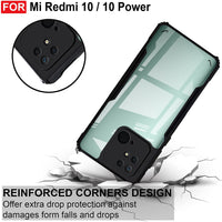 VAKIBO Super Premium Black Border Transparent Case With Corner Protection & Camera Protection Suitable for Mi Redmi 10C