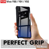 VAKIBO Super Premium Black Border Transparent Case With Corner Protection & Camera Protection Suitable for Vivo Y91