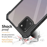 VAKIBO Super Premium Black Border Transparent Case With Corner Protection & Camera Protection Suitable for Samsung Note 10 Lite