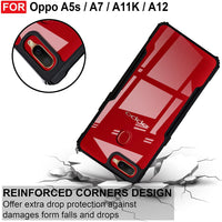 VAKIBO Super Premium Black Border Transparent Case With Corner Protection & Camera Protection Suitable for Oppo RM U1
