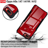 VAKIBO Super Premium Black Border Transparent Case With Corner Protection & Camera Protection Suitable for Oppo RM U1