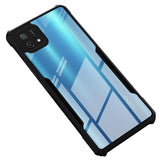 VAKIBO Super Premium Black Border Transparent Case With Corner Protection & Camera Protection Suitable for Oppo A16e