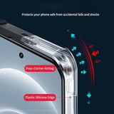 VAKIBO Best Selling Black and Transparent Coloured Made With Soft TPU and Acrylic Back Cover Case With 4 Corner and Camera Protection Suitable for Nothing 3