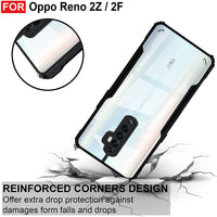 VAKIBO Super Premium Black Border Transparent Case With Corner Protection & Camera Protection Suitable for Oppo Reno 2Z