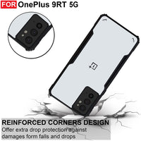 VAKIBO Super Premium Black Border Transparent Case With Corner Protection & Camera Protection Suitable for Oneplus 9RT