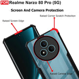 VAKIBO Super Premium Black Border Transparent Case With Corner Protection & Camera Protection Suitable for Realme Narzo 80 Pro