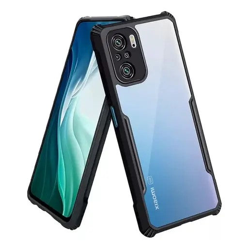 VAKIBO Super Premium Black Border Transparent Case With Corner Protection & Camera Protection Suitable for Mi 11X