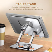 Tablet Stand Metal 360 Rotating S952 Silver