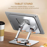 Tablet Stand Metal 360 Rotating S952 Silver