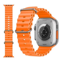 T800 Ultra Big Smart Watch with 1.9 Inch (49mm) HD Display, Watch Bluetooth Calling, Heart Rate, Sports Mode, Sleep Monitoring with Waterproof Charge Walking, Running, Cycling (Orange)
