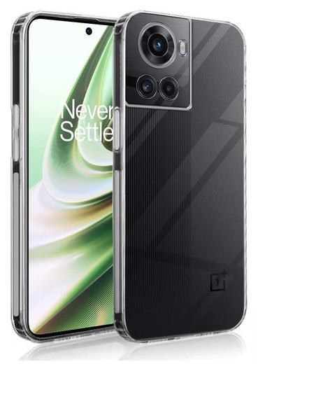 VAKIBO Premium Clear 1.5MM Thick Transparent Soft TPU Rubber Back Cover Case With Camera Protection Suitable for OnePlus 10R