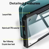 VAKIBO Best Selling Black and Transparent Coloured Made With Soft TPU and Acrylic Back Cover Case With 4 Corner and Camera Protection Suitable for Infinix Hot 10