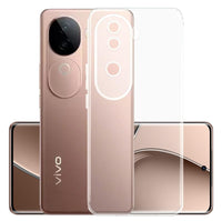 VAKIBO Premium Clear 1.5MM Thick Transparent Soft TPU Rubber Back Cover Case With Camera Protection Suitable for Vivo V40E