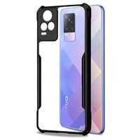 VAKIBO Super Premium Black Border Transparent Case With Corner Protection & Camera Protection Suitable for Vivo Y73