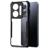 VAKIBO Super Premium Black Border Transparent Case With Corner Protection & Camera Protection Suitable for Infinix Hot 30