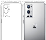 VAKIBO Premium Clear 1.5MM Thick Transparent Soft TPU Rubber Back Cover Case With Camera Protection Suitable for OnePlus 9 Pro