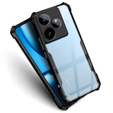 VAKIBO Best Selling Black and Transparent Coloured Made With Soft TPU and Acrylic Back Cover Case With 4 Corner and Camera Protection Suitable for Realme GT7