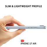 VAKIBO Premium Clear 1.5MM Thick Transparent Soft TPU Rubber Back Cover Case With Camera Protection Suitable for iPhone 17 Air