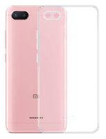 VAKIBO Premium Clear 1.5MM Thick Transparent Soft TPU Rubber Back Cover Case With Camera Protection Suitable for Mi Redmi 6A