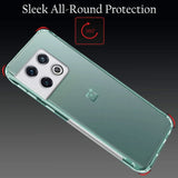 VAKIBO Premium Clear 1.5MM Thick Transparent Soft TPU Rubber Back Cover Case With Camera Protection Suitable for OnePlus 10 Pro