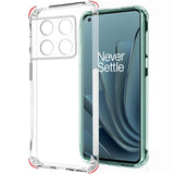 VAKIBO Premium Clear 1.5MM Thick Transparent Soft TPU Rubber Back Cover Case With Camera Protection Suitable for OnePlus 10 Pro