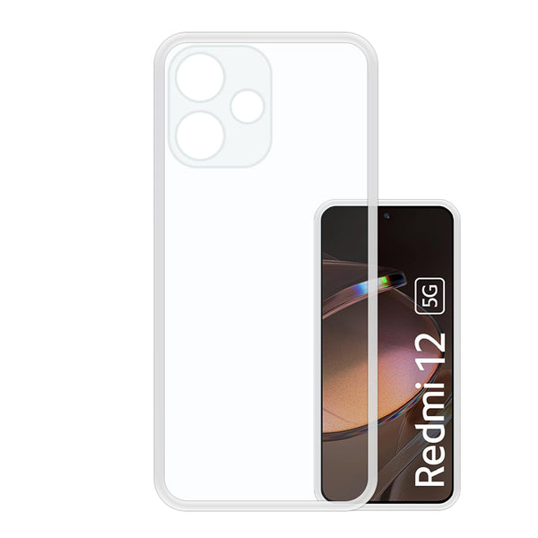 VAKIBO Premium Clear 1.5MM Thick Transparent Soft TPU Rubber Back Cover Case With Camera Protection Suitable for Mi Redmi 12 5G