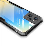 VAKIBO Best Selling Black and Transparent Coloured Made With Soft TPU and Acrylic Back Cover Case With 4 Corner and Camera Protection Suitable for Realme GT2 Pro