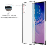 VAKIBO Premium Clear 1.5MM Thick Transparent Soft TPU Rubber Back Cover Case With Camera Protection Suitable for Samsung Galaxy Note 10 Plus