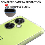 VAKIBO Premium Clear 1.5MM Thick Transparent Soft TPU Rubber Back Cover Case With Camera Protection Suitable for OnePlus Nord CE3 Lite