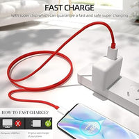 OnePlus Data Cable USB A To Type C(10A Red 1.5Meter)