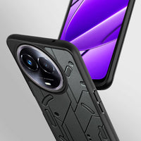 VAKIBO Black Coloured Back Cover Case Suitable for Realme C67