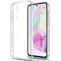 VAKIBO Premium Clear 1.5MM Thick Transparent Soft TPU Rubber Back Cover Case With Camera Protection Suitable for Samsung A35 5G