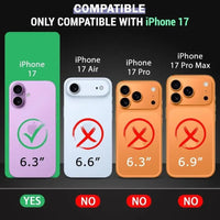 Super Premium Quality Tempered Glass Screen Guard Protector With Black Border Suitable For Apple iPhone 17 Pro