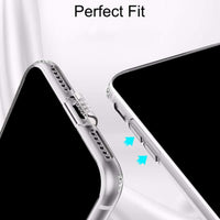 VAKIBO Super Premium Soft TPU Transparent Case With Dustplug,Side Grip,Corner Protection,lanyard Cuts,Camera Protection Suitable for Samsung A7 2018 /A750