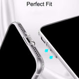 VAKIBO Super Premium Soft TPU Transparent Case With Dustplug,Side Grip,Corner Protection,lanyard Cuts,Camera Protection Suitable for Samsung A7 2018 /A750