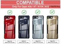 VAKIBO Super Premium Black Border Transparent Case With Corner Protection & Camera Protection Suitable for Oppo F9 Pro