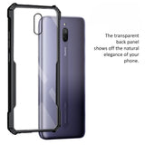 VAKIBO Best Selling Black and Transparent Coloured Made With Soft TPU and Acrylic Back Cover Case With 4 Corner and Camera Protection Suitable for Mi Redmi 8A Dual