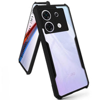 VAKIBO Super Premium Black Border Transparent Case With Corner Protection & Camera Protection Suitable for Infinix Zero 30