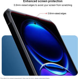 VAKIBO Best Selling Black and Transparent Coloured Made With Soft TPU and Acrylic Back Cover Case With 4 Corner and Camera Protection Suitable for Samsung Galaxy M16