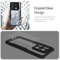 VAKIBO Super Premium Black Border Transparent Case With Corner Protection & Camera Protection Suitable for Infinix GT10 Pro